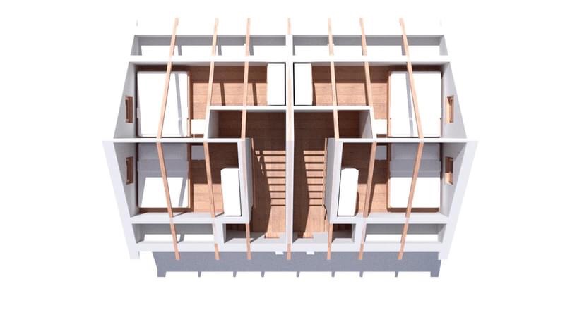 Tlocrt potkrovlja MY LIKA WEEK